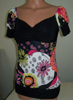 Colorful cute top.