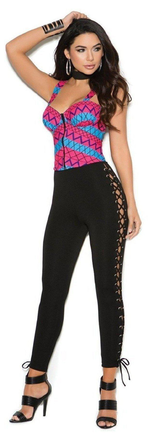 Zipper front bustier